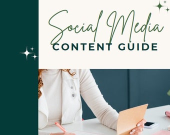 Social Media Content Guide with Master Resell Rights (MRR) and Private Label Rights (PLR)