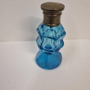 1880s Unusual Small Glass Perfume Bottle