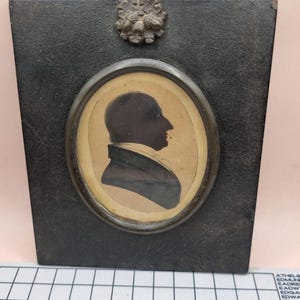 Georgian Silhouette Framed Picture.