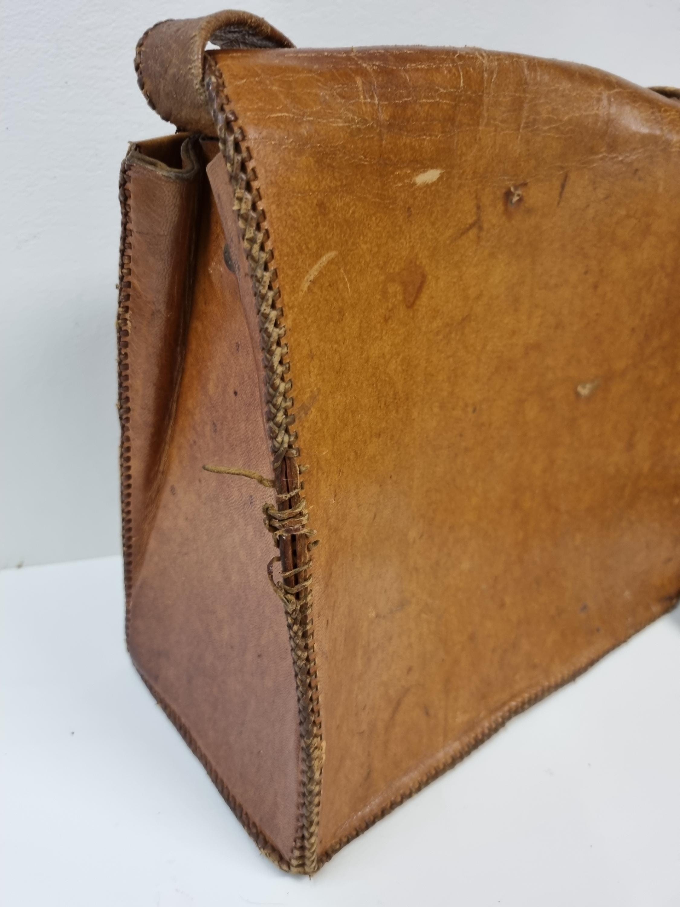 1970〜80年代のヴィンテージハンドメイドレザーバッグ。 - Etsy 日本