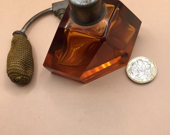 Art Deco 1920s Glass perfume bottle.