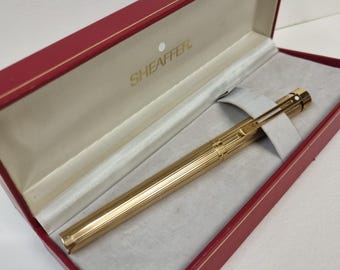 Pluma estilográfica Sheaffer Targa 1005 vintage de los años 80.