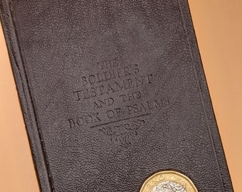 Vintage Soldiers Bible is Titled Testament  and the book of psalms