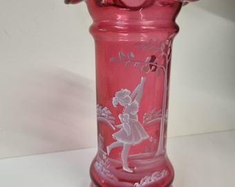 フェントン メアリー グレゴリー クランベリー カラフェ タンブル