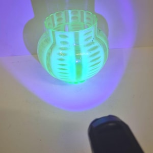 1910s Vaseline Uranium Glass
