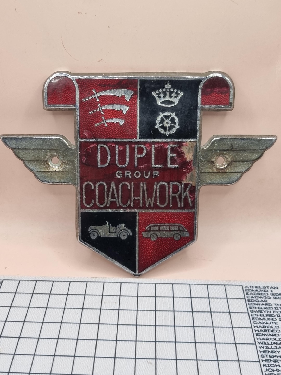 Vintage 1950s/60s Duple Badge Emblem - Etsy