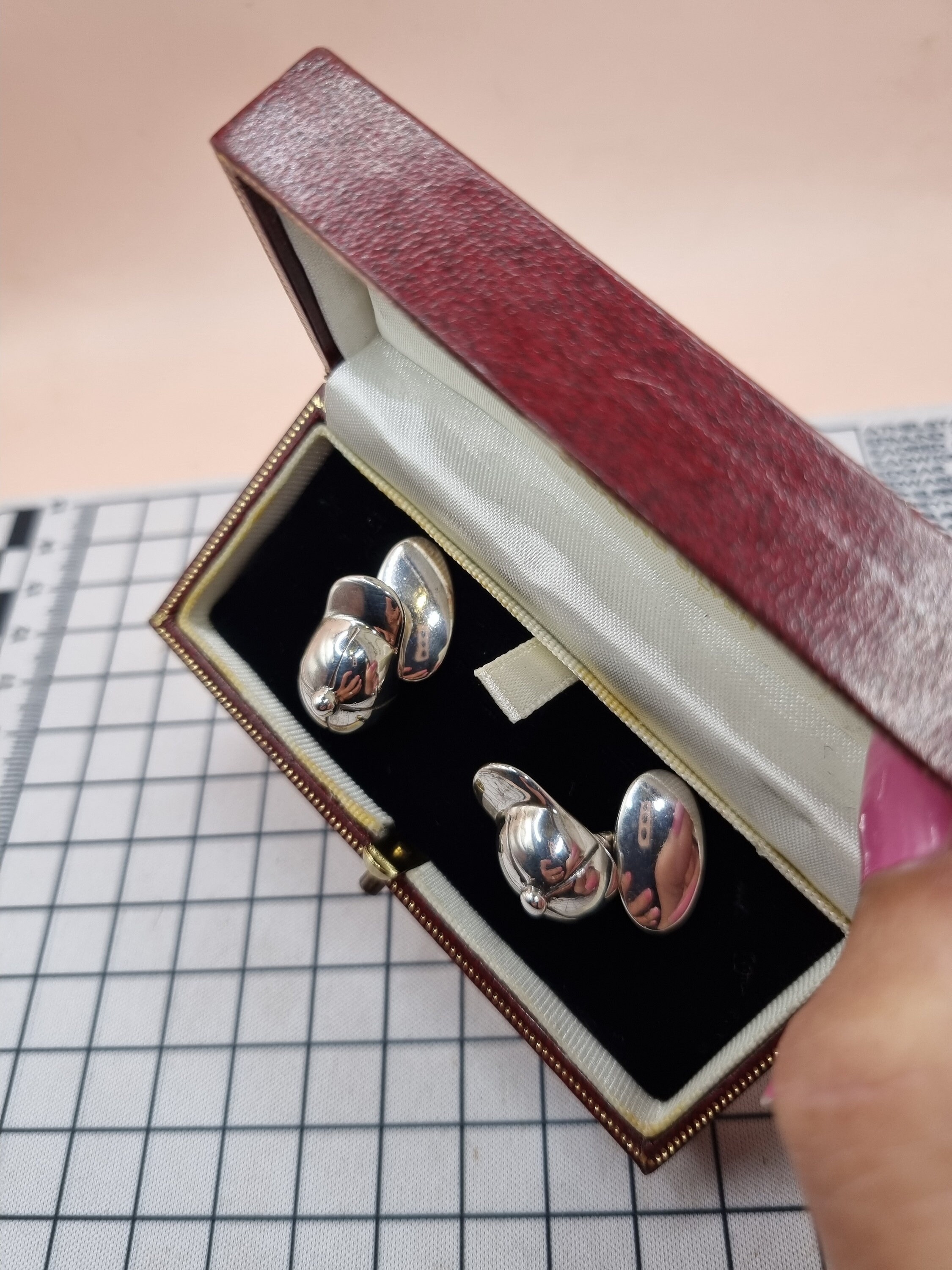 Boutons de manchette Charles Le Jeune Décapsuleur Gris argent Acier