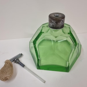 Art Deco Perfume Bottle Uranium