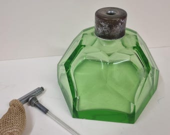 アールデコ 1930年代 コレクターズガラス • 香水瓶 • ボヘミアン