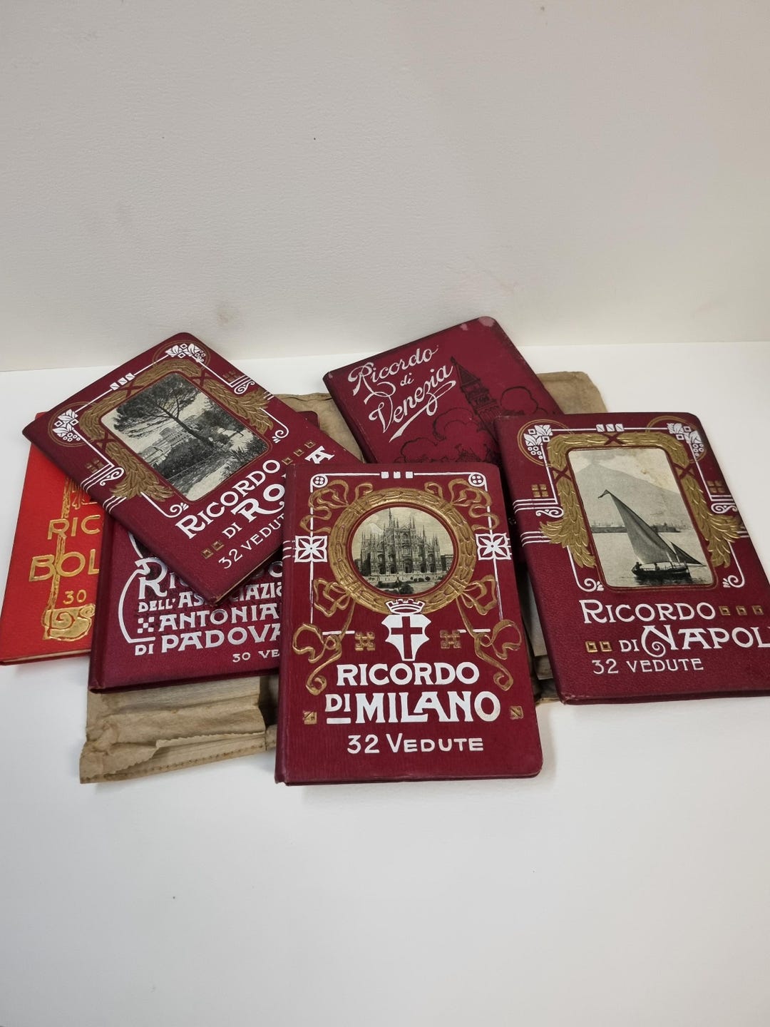 Vintage Italian Souvenir Booklets: 1880s-1900s, Fold-out Postcards - Etsy