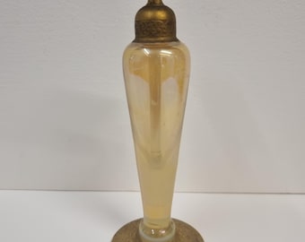 Vintage art-deco deViliss parfumflesje van iriserend glas
