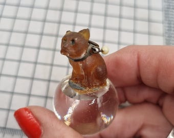 チェコの猫のガラスクラッカーチャーム - Etsy 日本