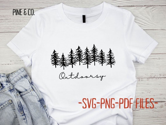 Outdoorsy SVG Hiking SVG Camping SVG Minimalist Svg - Etsy