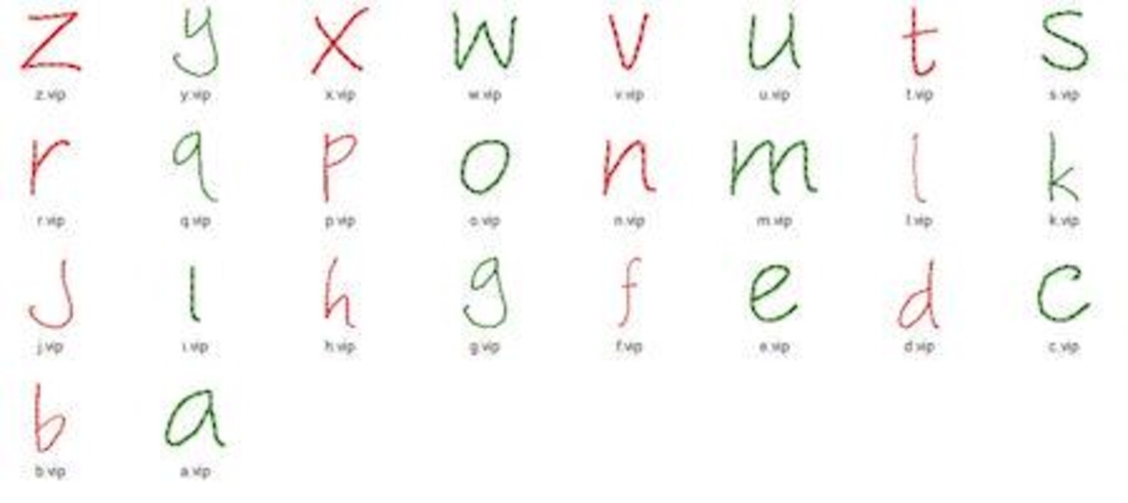 Small Alphabet Embroidery Font | Mini Letter A–Z Machine Embroidery ...