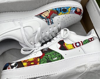Custom Air Force 1 Marvel | Etsy UK