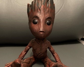 Estatueta personalizada de Baby Groot, impressão 3D