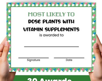Most Likely To Funny Awards voor leuk Apotheekspel, gezelschapsspel Apotheekweek, teambuildingspel, groepsspel apothekerswerk