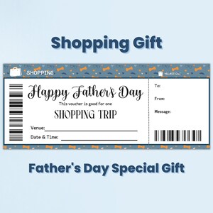 Modèle de coupon-cadeau pour la fête des pères, carte-cadeau d'achat, cadeaux pour papa, cadeau de papa significatif pour beau-père, cadeau de beau-père