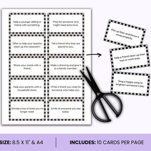 40 Day Random Acts of Kindness for Lent Activities for Kids, Catholic ...