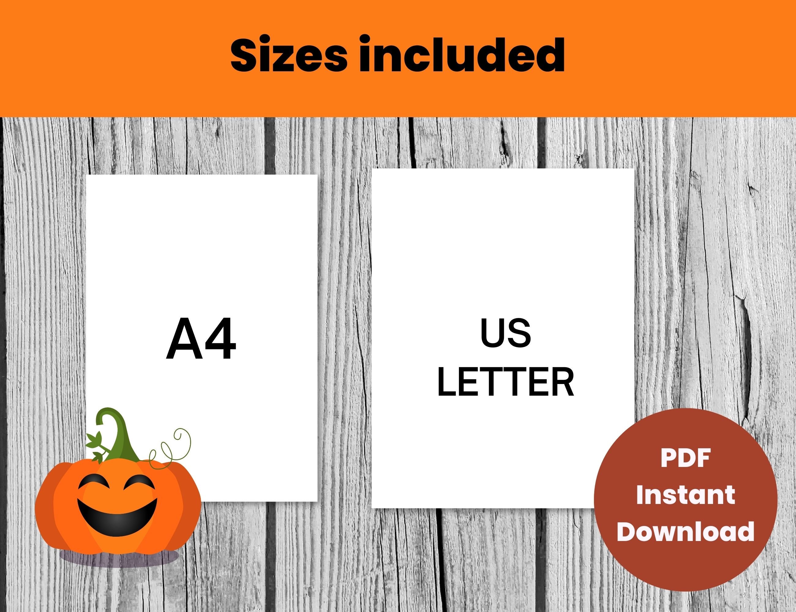 Printable Halloween Scavenger Hunt for Kids, Halloween Party Game ...