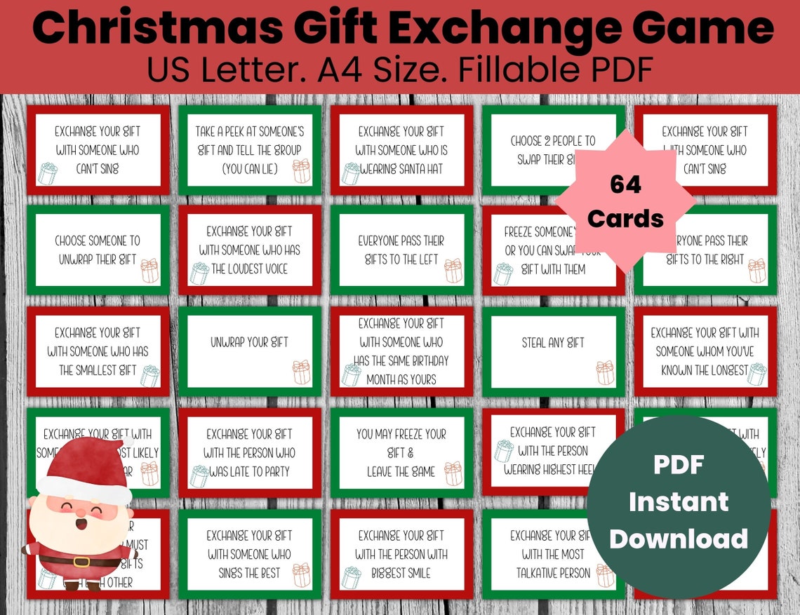 Christmas Gift Exchange Game Ideas, White Elephant Party Gift Exchange ...