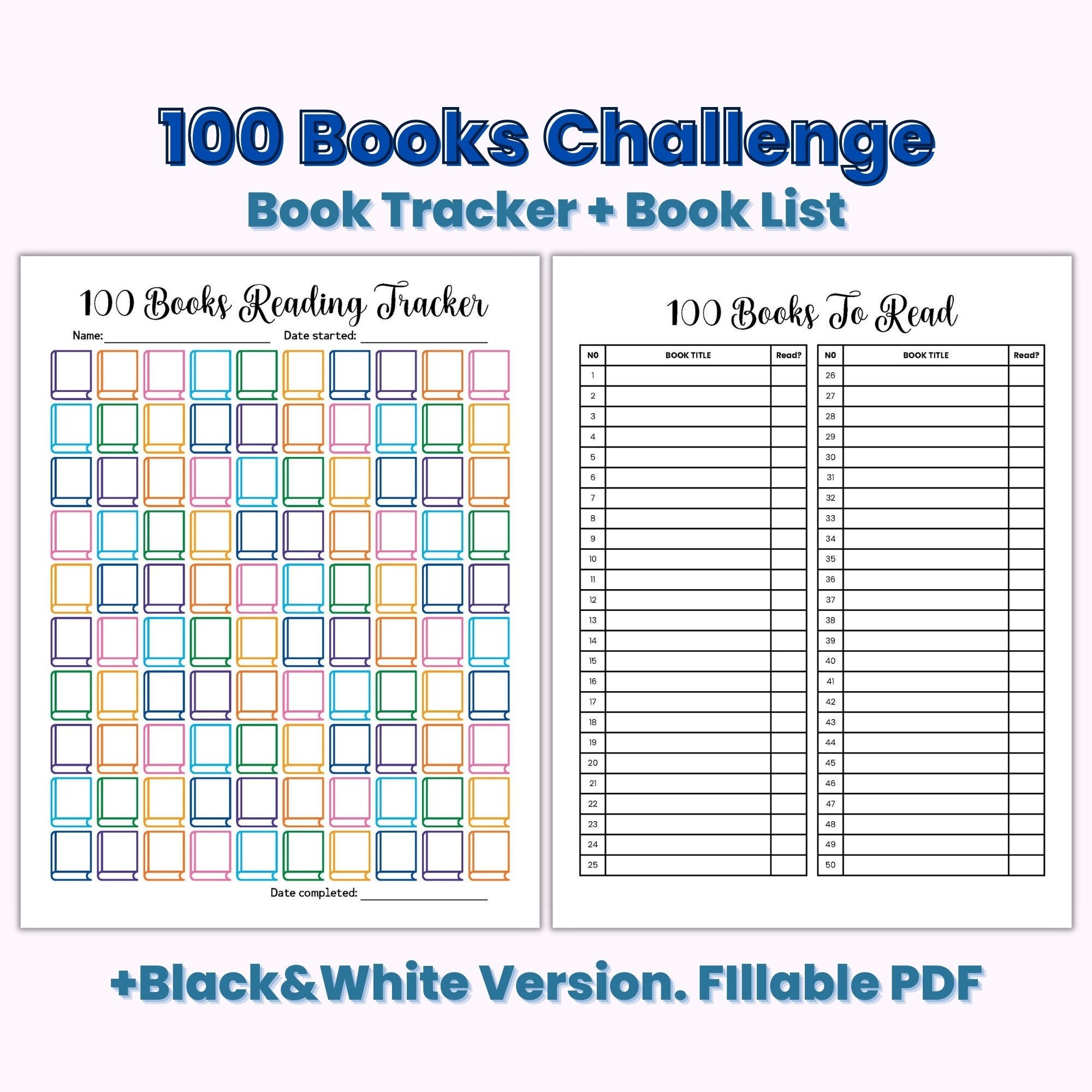 100-books-reading-challenge-100-books-to-read-book-reading-tracker-book-log-printable-kids-reading-log-book-lover-gift-for-book-worm-etsy for 100 Book Challenge Printable Free Pdf 100 Books Reading Challenge, 100 Books to Read, Book Reading Tracker, Book Log Printable, Kids Reading Log, Book Lover Gift for Book Worm - Etsy for 100 Book Challenge Printable Free Pdf