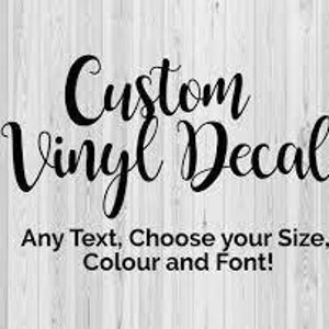 Custom Vinyl Decals - Make Your Own Personalized Decal - Car/ Window ...