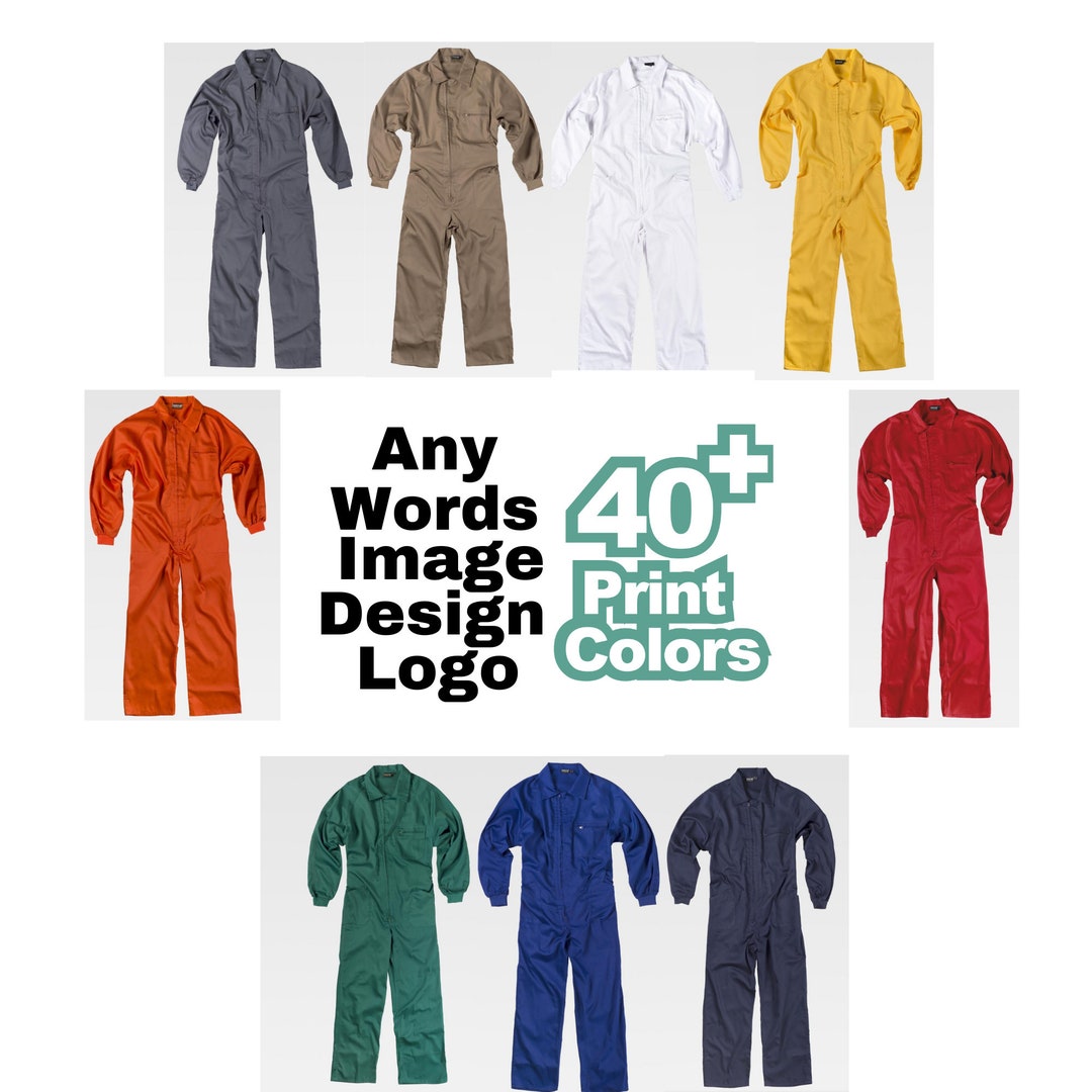 Blank Work Coverall, Personalized Coveralls, Women's Coveralls, Men's