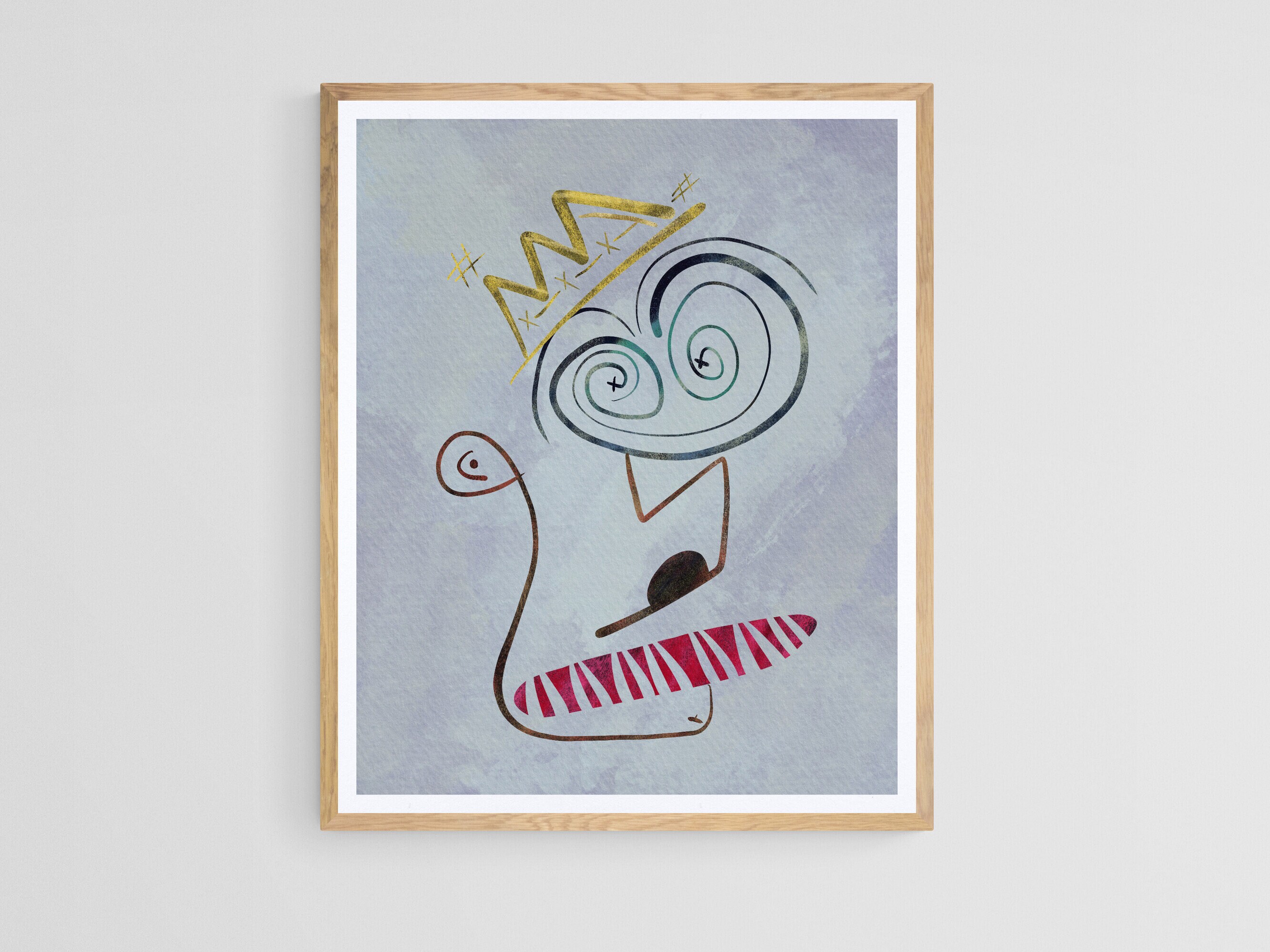 Abstract Face Art Modern Art Print Abstract Art Digital - Etsy