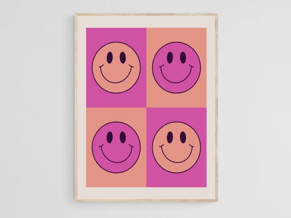 Poster Happy smiley face 