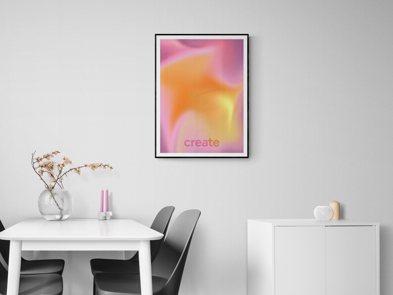 Create Aura Poster Inspirational Poster Motivational Wall - Etsy
