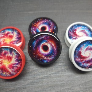 Deep Space Collection - Plugs Gauges Earrings (3 Pairs)