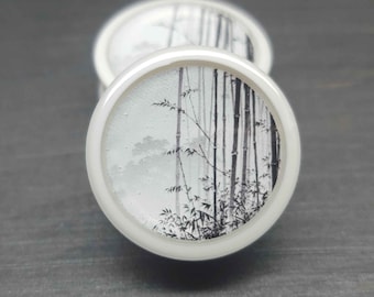 Bamboo Forest - Manga Plugs Gauges Earrings (Pair)
