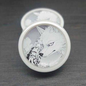 Kitsune No Gādian - Manga Plugs Gauges Earrings (Pair)