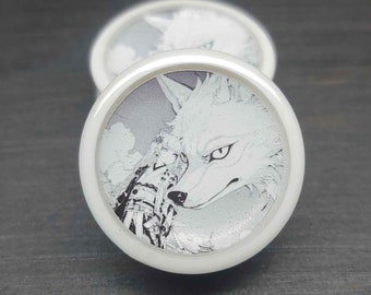 Kitsune No Gādian - Manga Plugs Gauges Earrings (Pair)