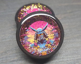 Techno Samurai - Plugs Gauges Earrings (Pair)