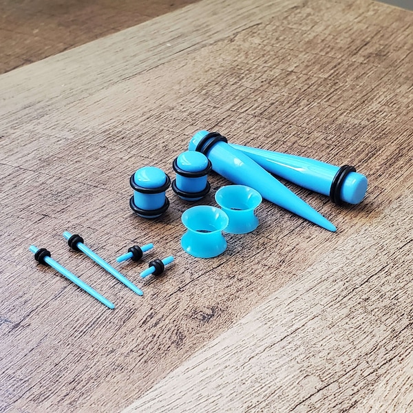 Blue Ear Stretcher Taper Kit - Tapers, Plugs and Tunnels