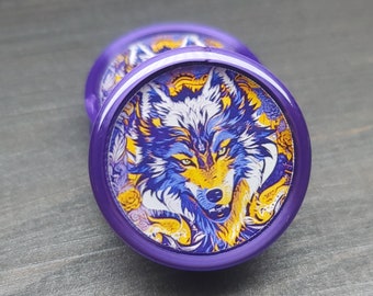 Lupus Spiritus - Plugs Gauges Earrings (Pair)
