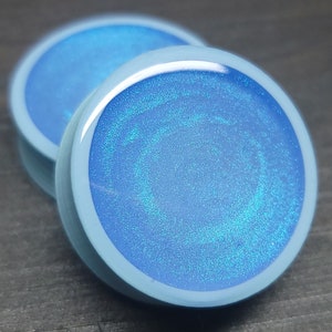 Blue Stardust - Plugs Gauges Earrings (Pair)