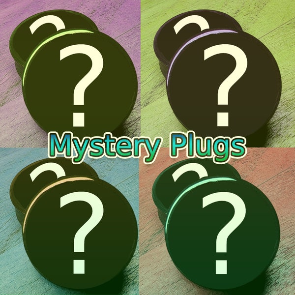 Mystery Plugs Gauges Earrings (Pair)