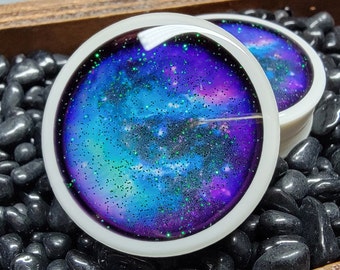 Lyra Ethereal Rift - (Galaxy 1)  Plugs Gauges Earrings (Pair)