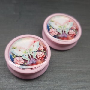 Luna Moth - Plugs Gauges Earrings (Pair)