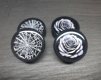 Wake Collection - Plugs Gauges Earrings (2 Pairs)