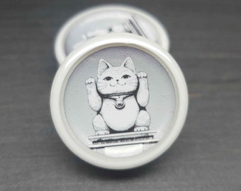 Maneki Neko - Manga Plugs Gauges Earrings (Pair)