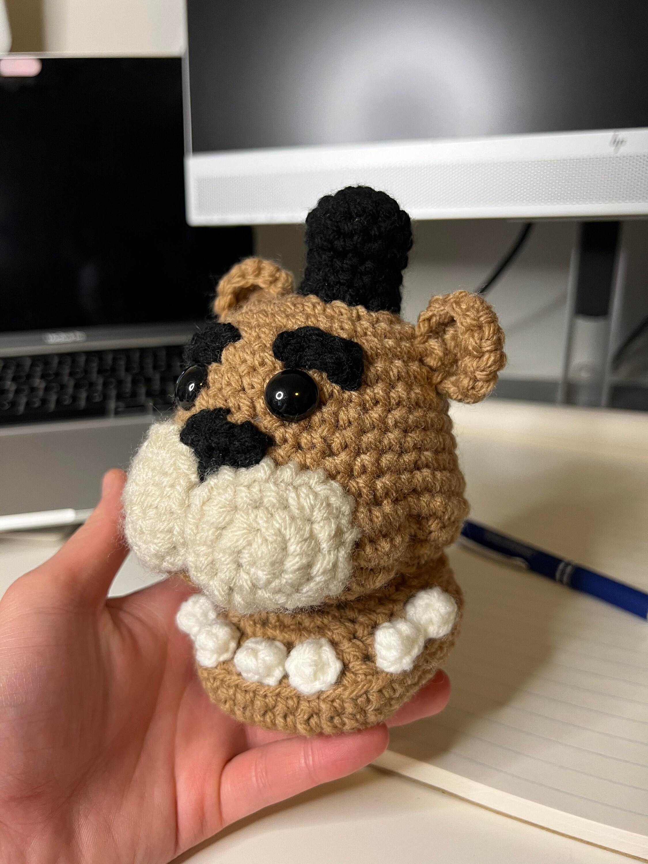 Plush Freddy Fazbear Crochet Amigurumi Decoration Plushie FNAF Five ...