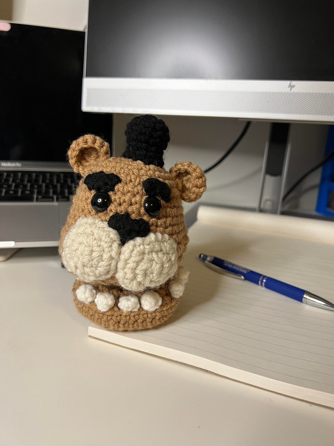 Plush Freddy Fazbear Crochet Amigurumi Decoration Plushie (FNAF - Five ...