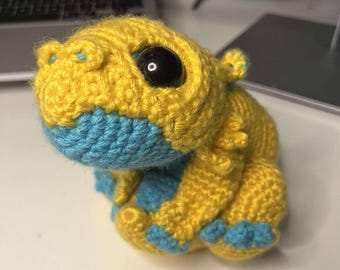 Handmade Yarn Baby Dragon | Soft crochet toy plushie | amigurumi
