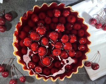 9" Cherry Pie Candle