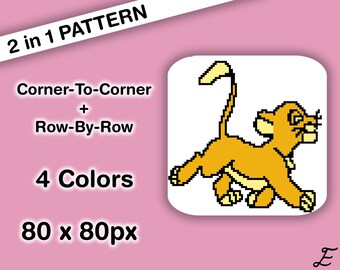 Simba the Lion Crochet Pattern - Etsy