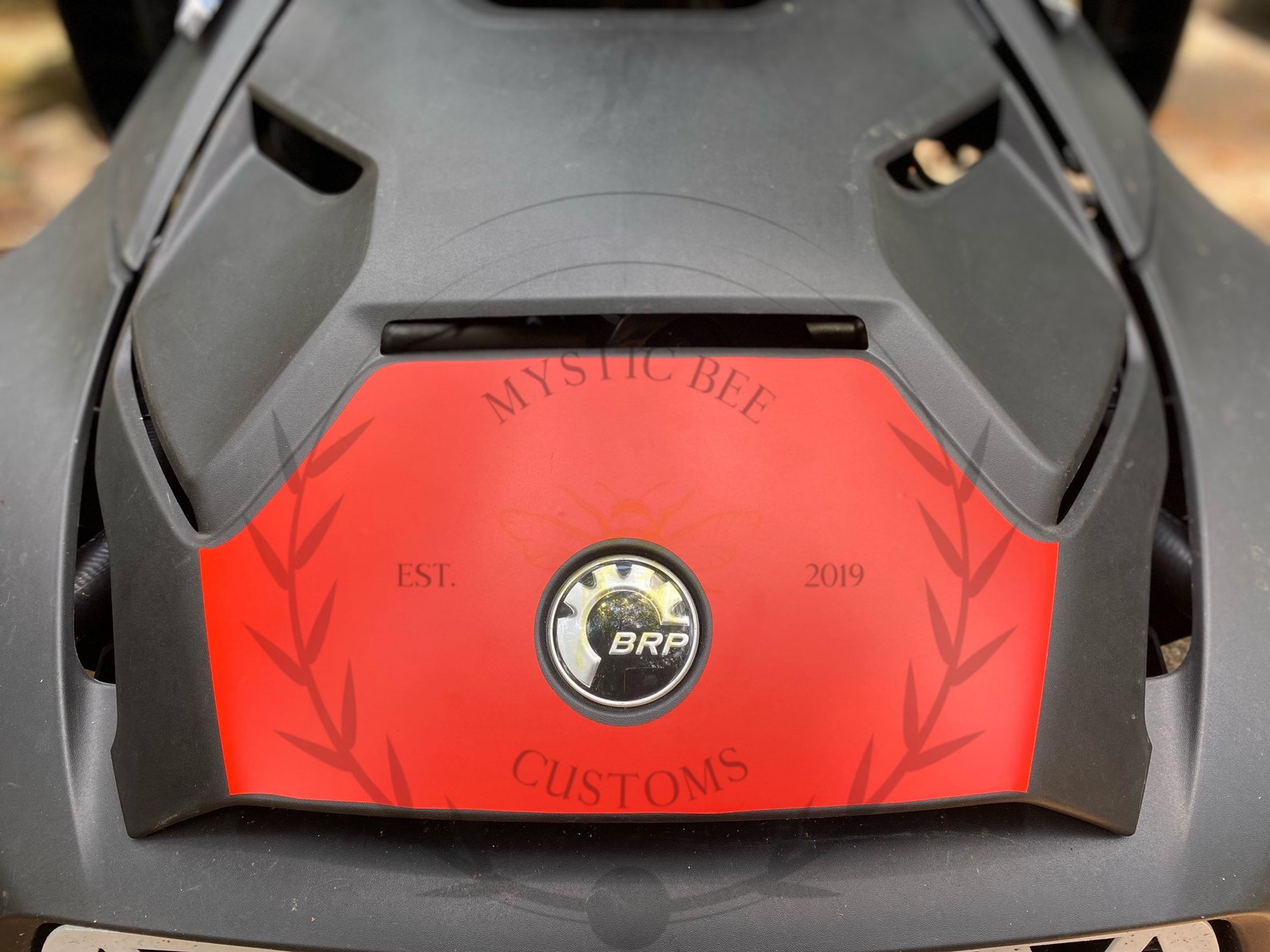 Canam Ryker Front Hood Decal Sticker Etsy